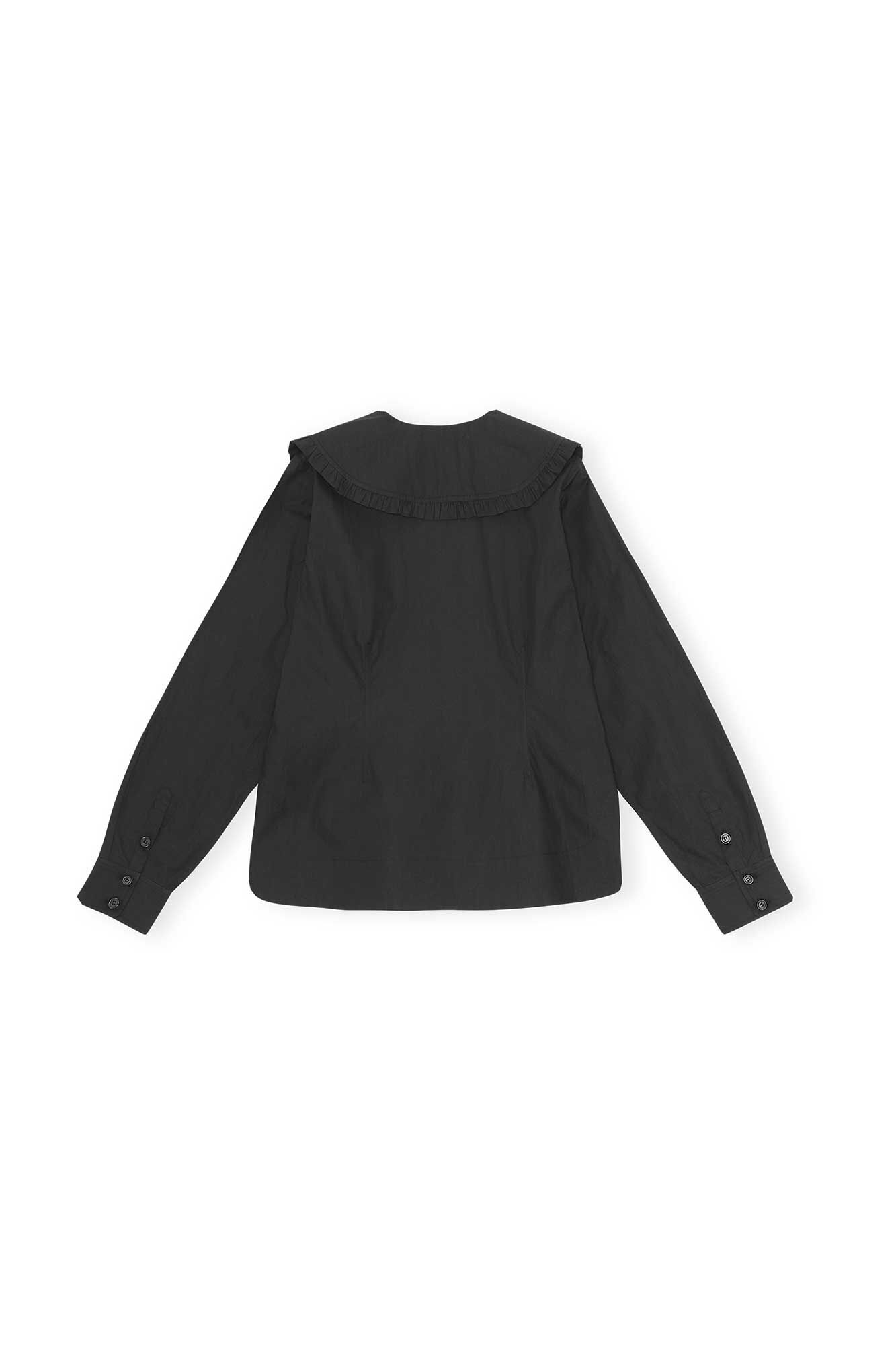 Cotton Poplin Cotton Poplin V-neck 