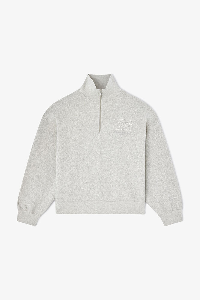 Grey Half Zip Sweatshirt, Paloma