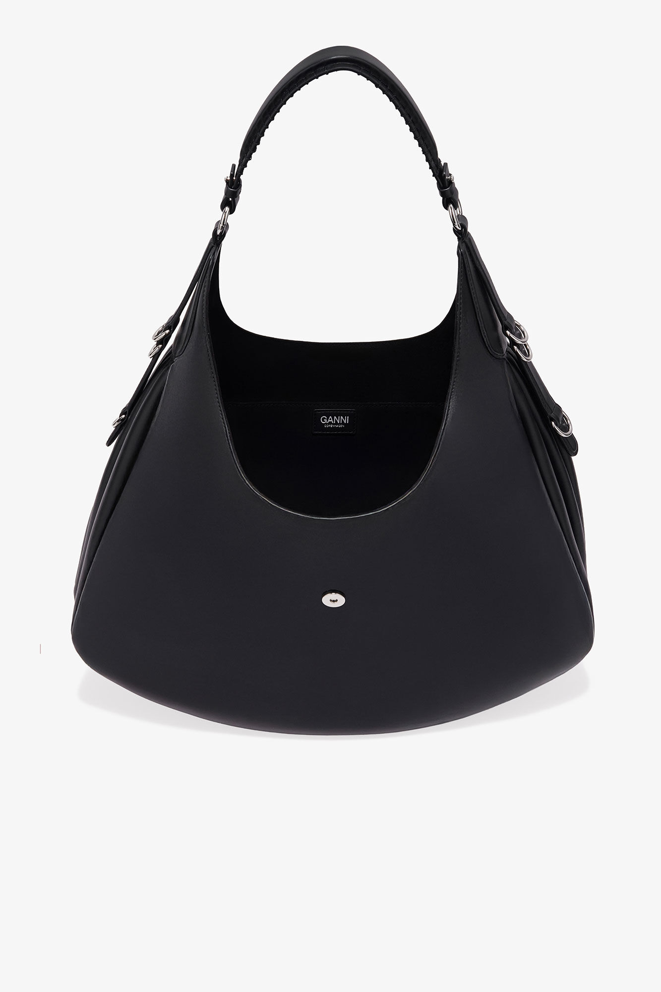 Svart, stor Kat-veske, Polyester, in colour Black - 3 - GANNI
