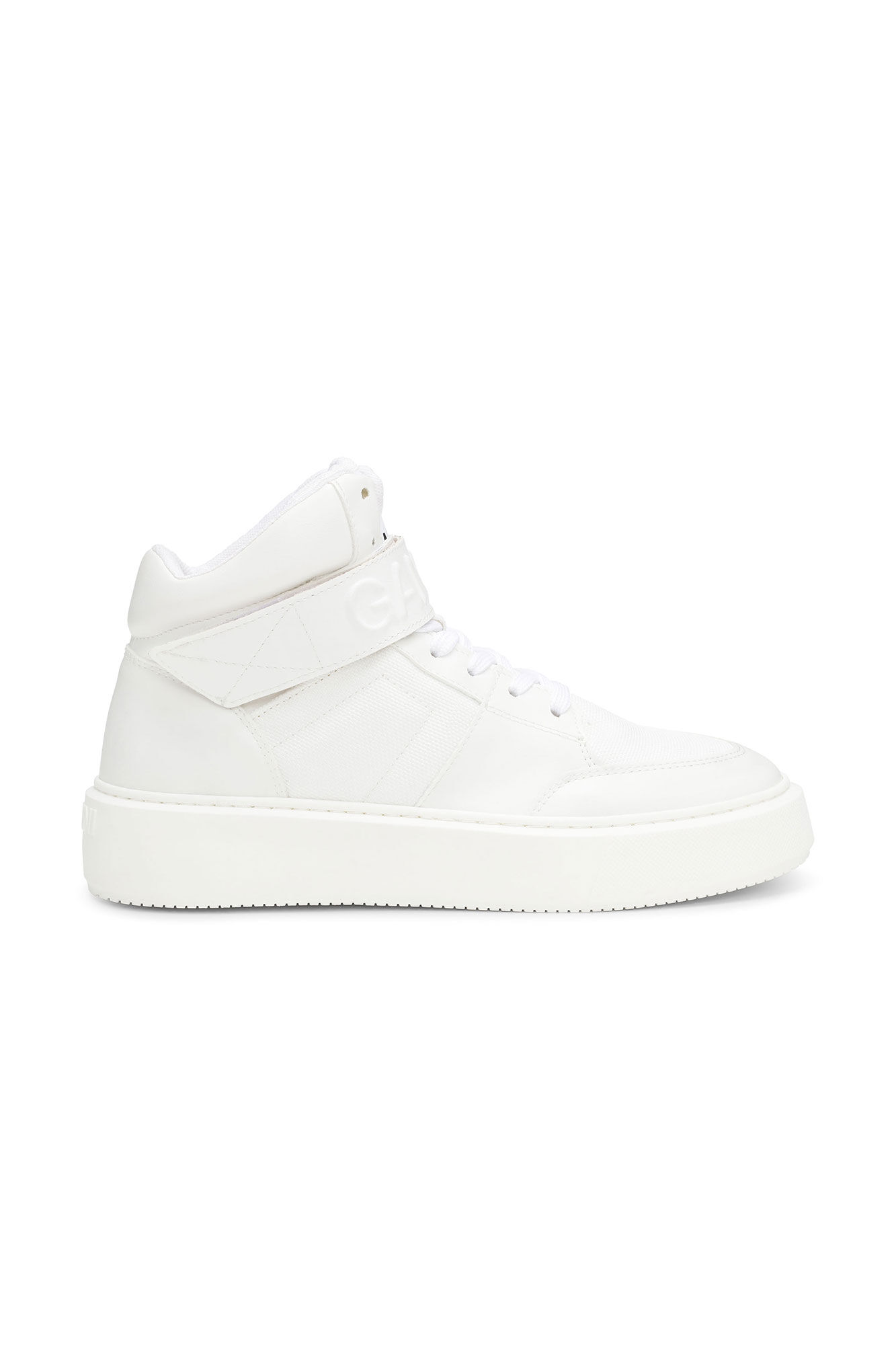 GANNI｜SNEAKERS (SPORTY MIX HIGH TOP SNEAKERS (S2026 135 Ganni Sporty Mix High Top Sneakers In White | ModeSens