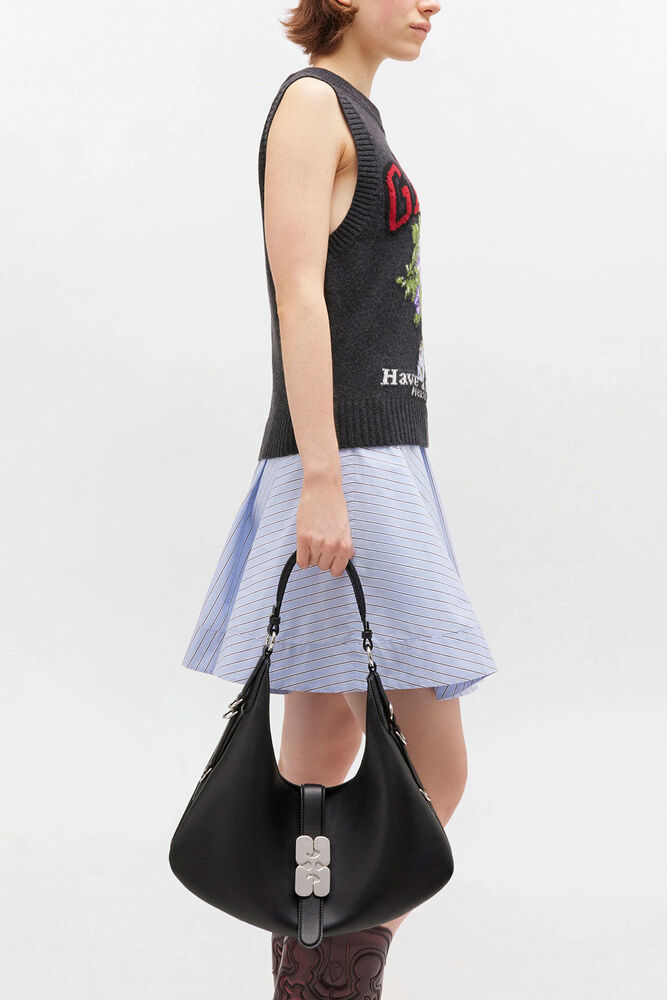 Black Small Kat Bag, Black