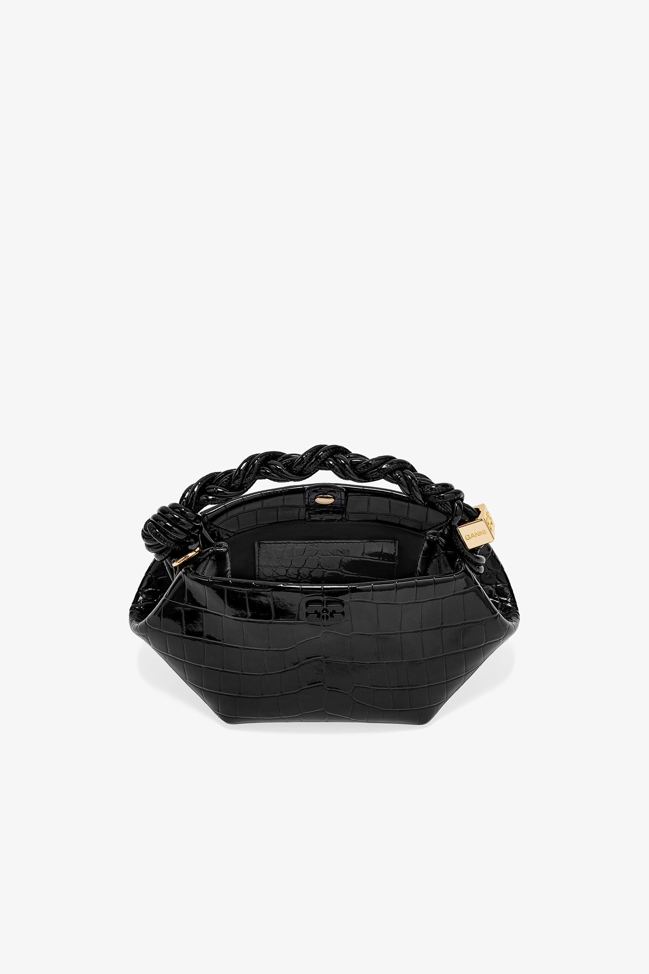 Sort mini GANNI Bou-veske, Polyester, in colour Black - 3 - GANNI