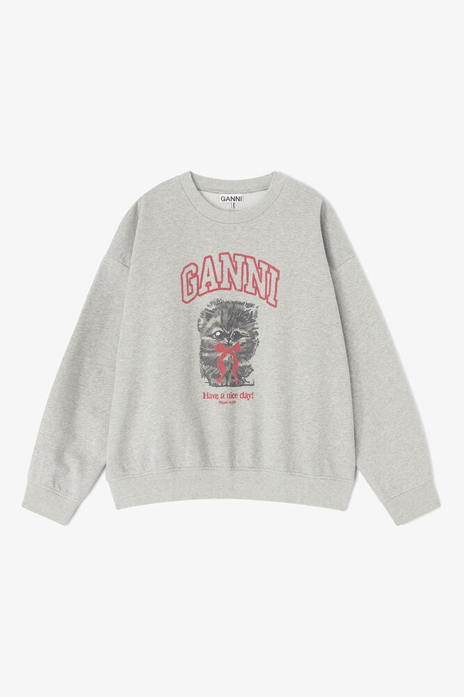 Grey Kitty Sweatshirt, Paloma