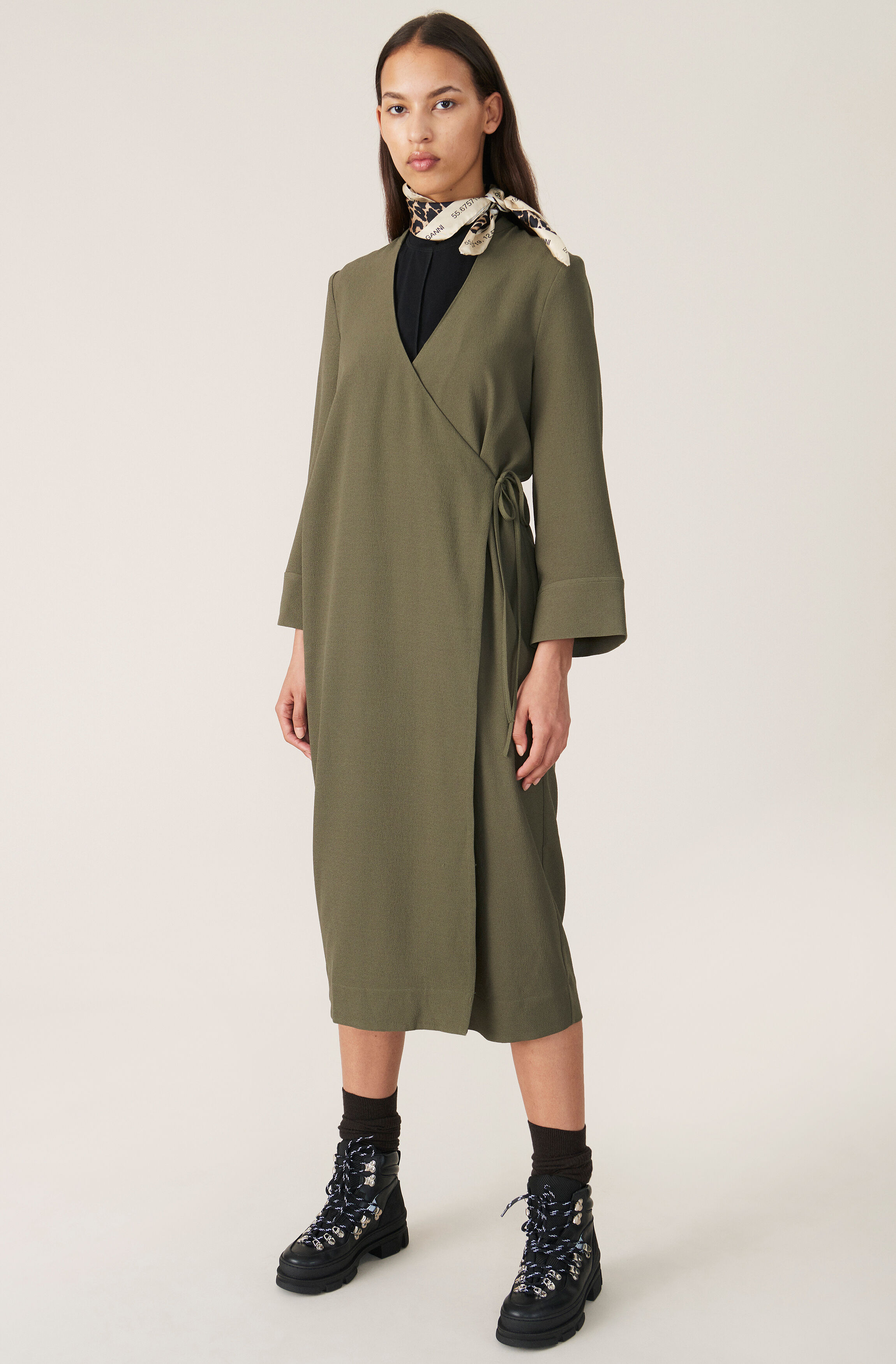 crepe blazer dress