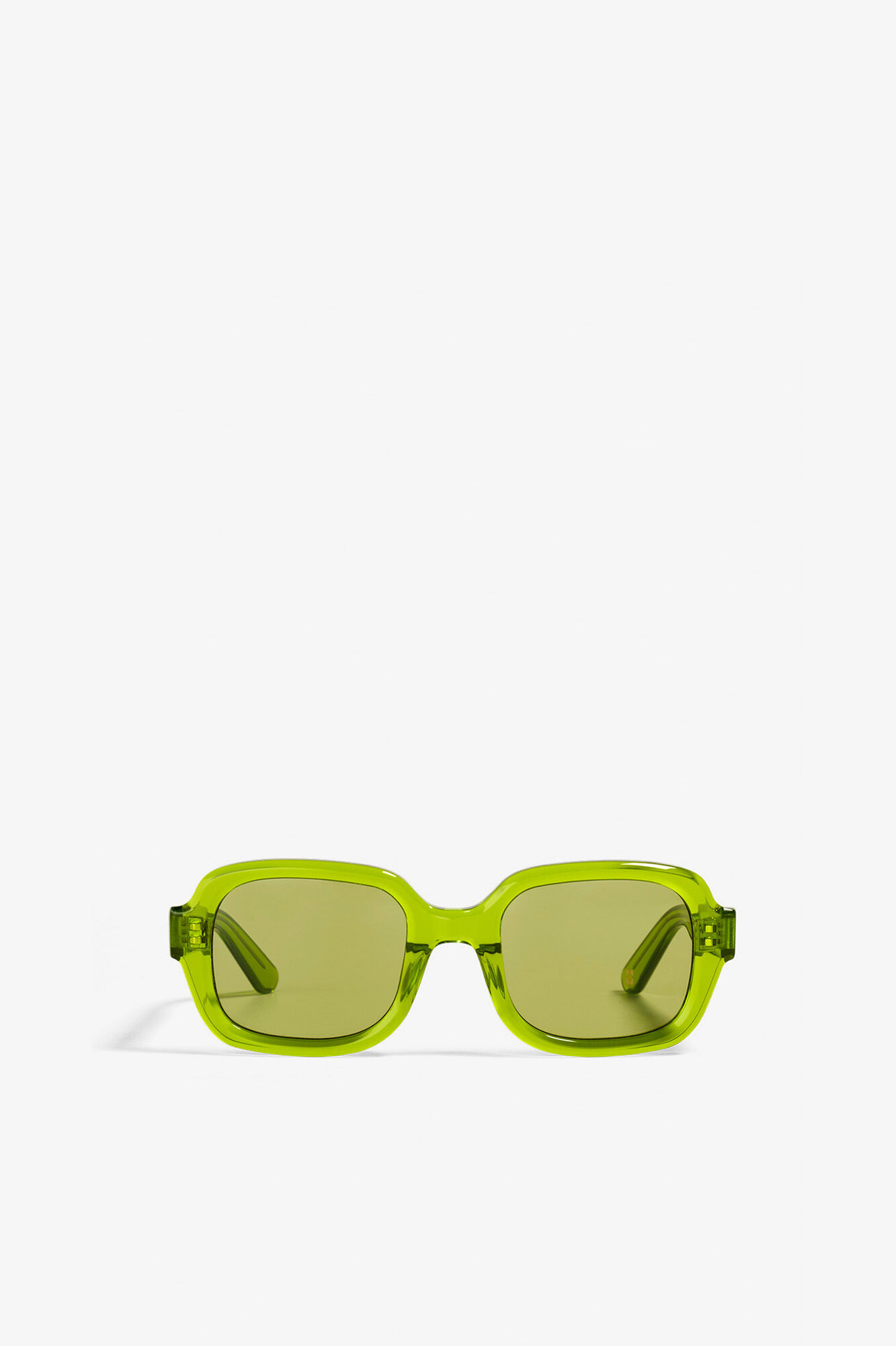 GANNI x Ace & Tate Twiggy Sunglasses, Acetate, in colour Kalamata - 2 - GANNI