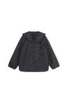 Tech-fabric Collared Jakke, Polyester, in colour Black - 1 - GANNI