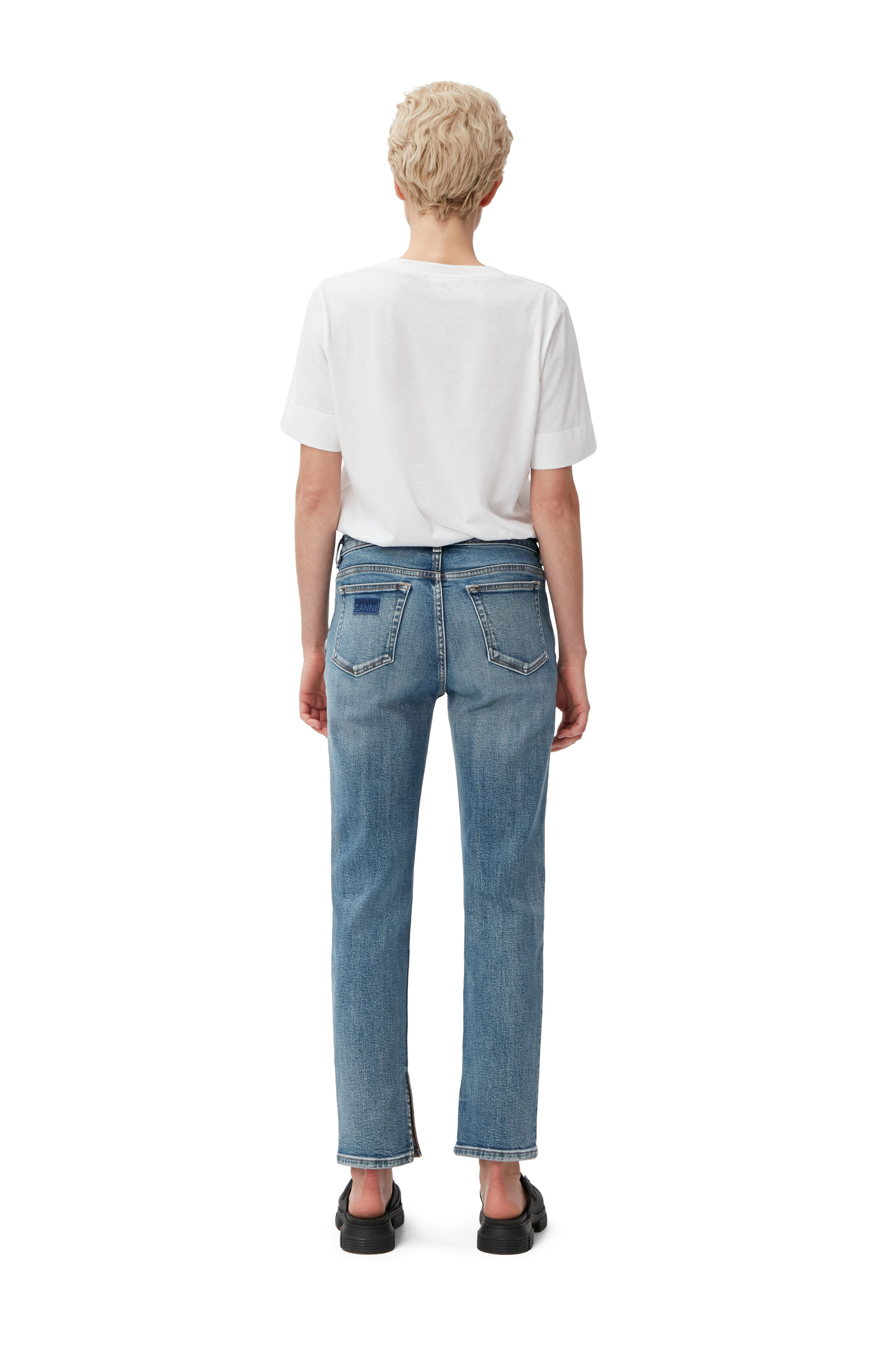 Mid Blue Vintage Beksi Jeans | GANNI DE