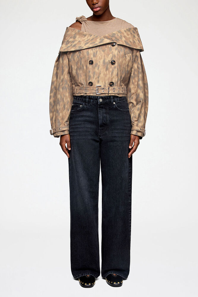 Veste en coton imprim&eacute;, Burro