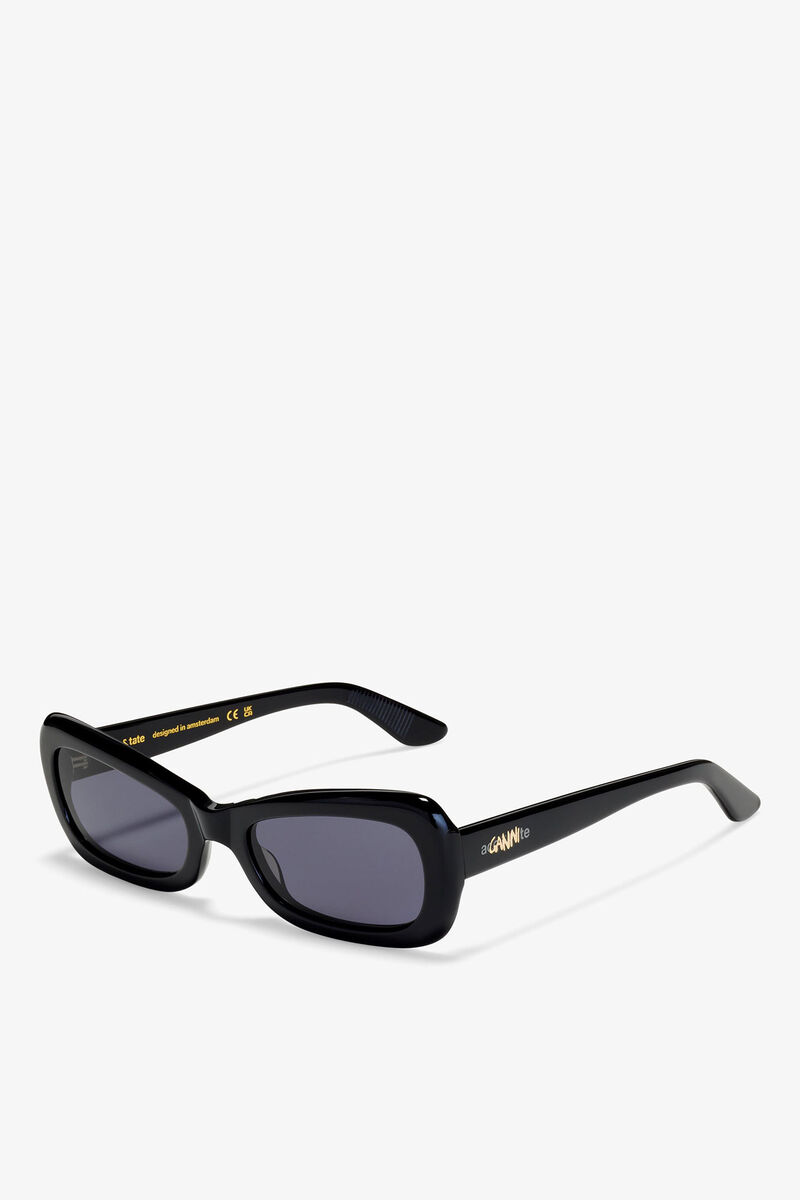 GANNI x Ace & Tate Brooke Sunglasses, Acetate, in colour Black - 3 - GANNI