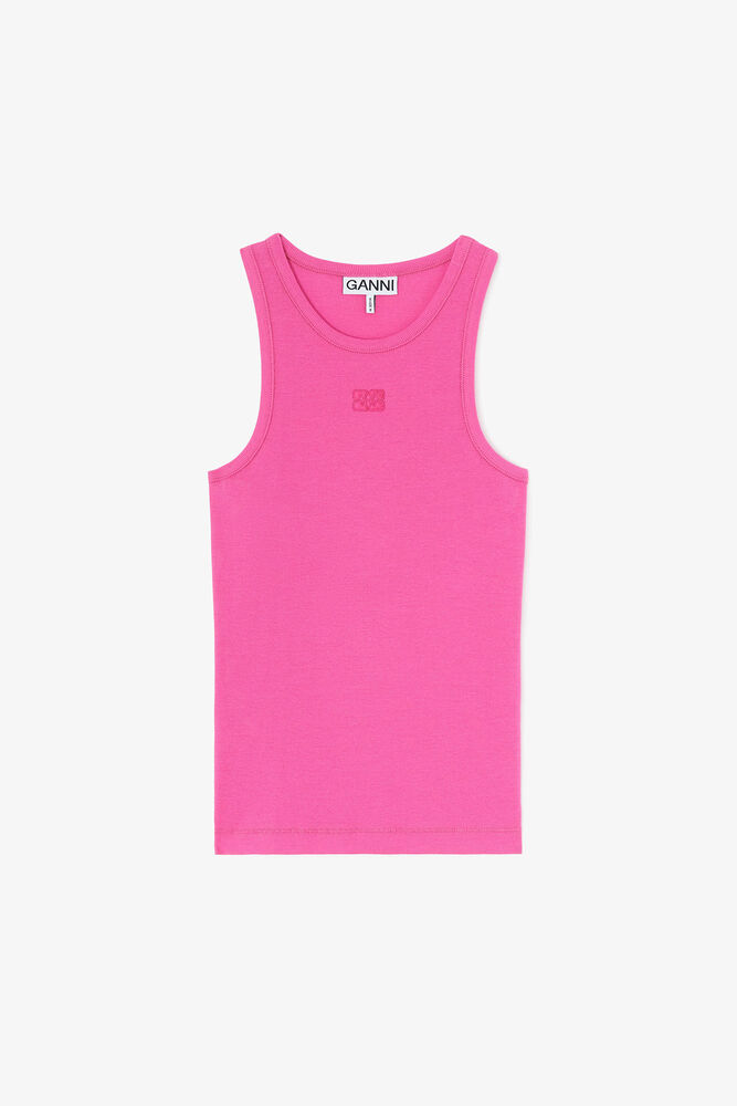 Tank Top in Pink, Raspberry Rose
