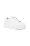 Sporty Sneakers, Vegan Leather, in colour Egret - 1 - GANNI