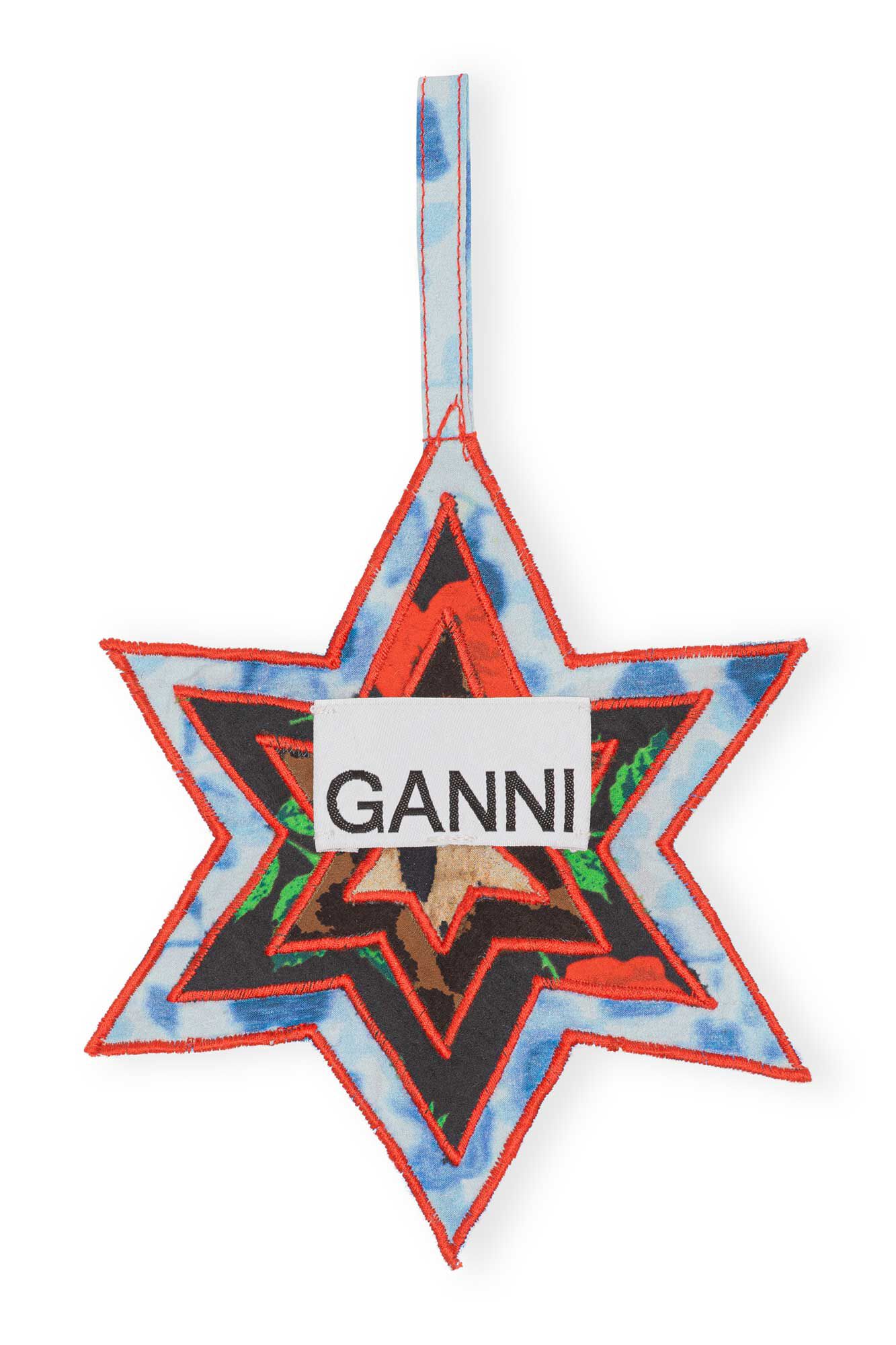 Décoration en forme d’étoile, Cotton, in colour Multicolour - 1 - GANNI