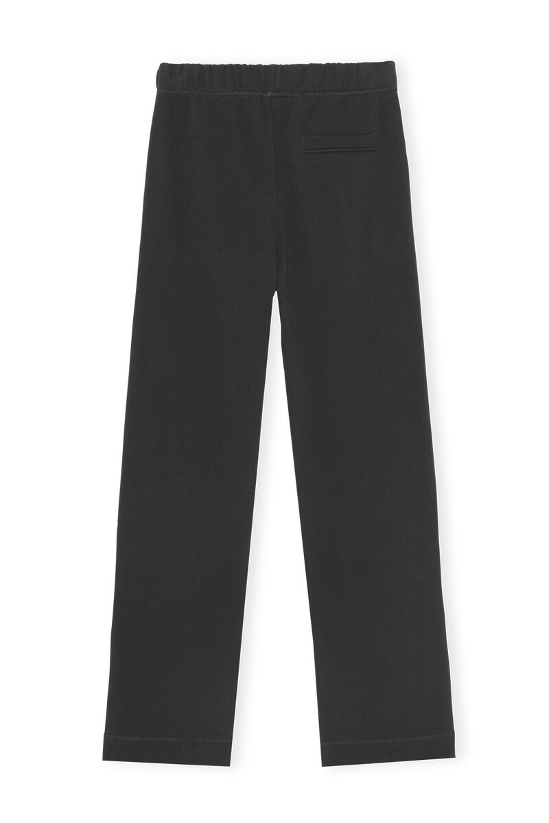 Software Isoli Loose Fit Pants, Organic Cotton, in colour Black - 2 - GANNI