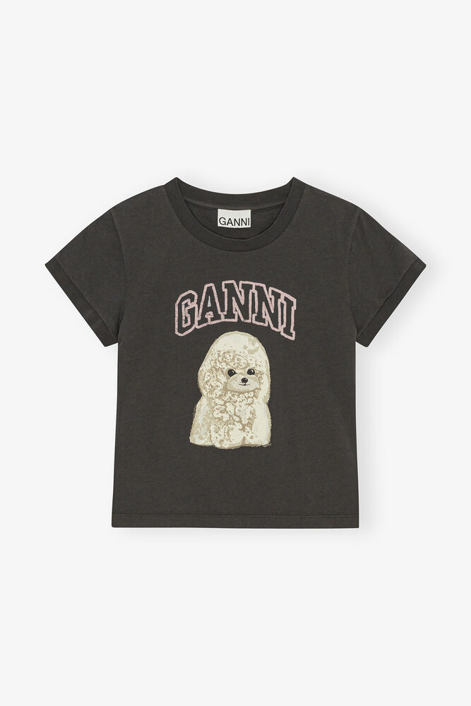 Black Poodle Baby Fit T-shirt, Phantom