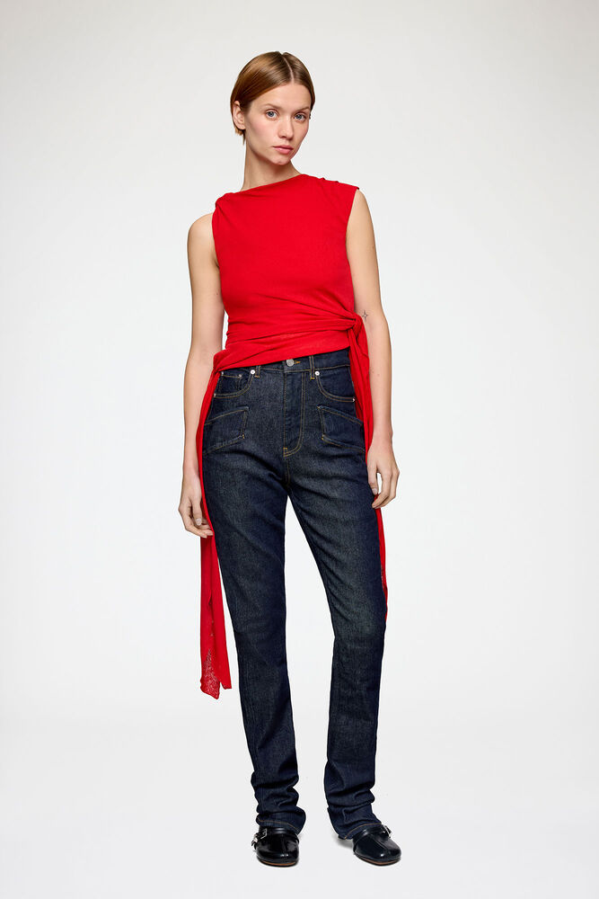 Slim Skinny Jeans in Stretch Denim, Rinse