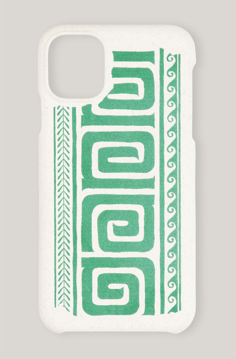 Iphone Cover iPhone 11, in colour Ming Green - 1 - GANNI