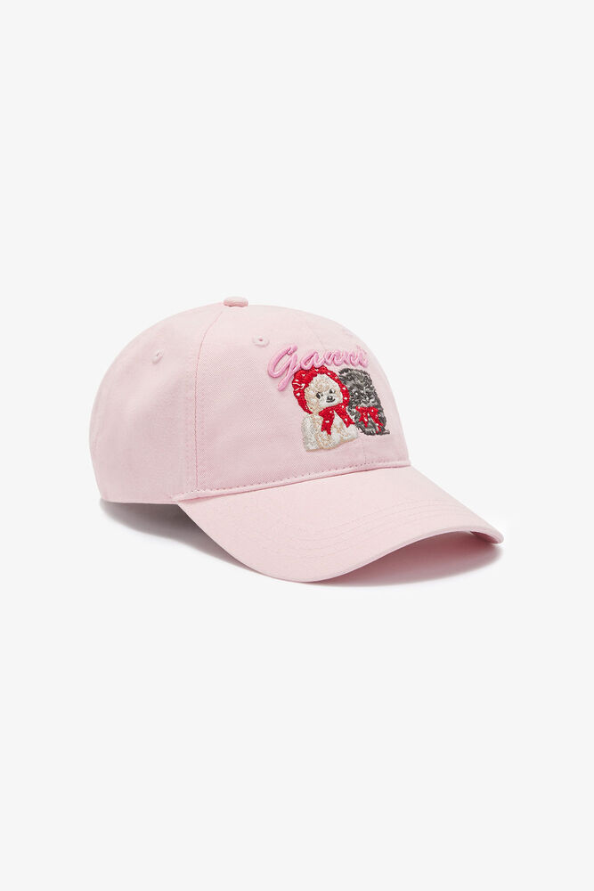 Pink Animal Canvas Cap, Primrose Pink