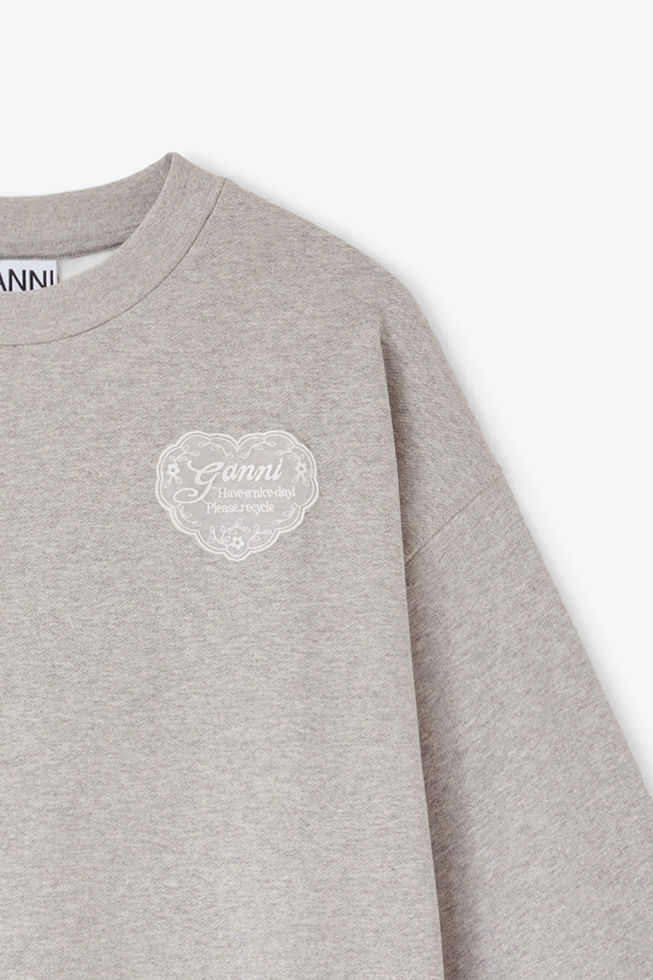 Paloma Sweatshirt in Grey Isoli | GANNI (Global) JP