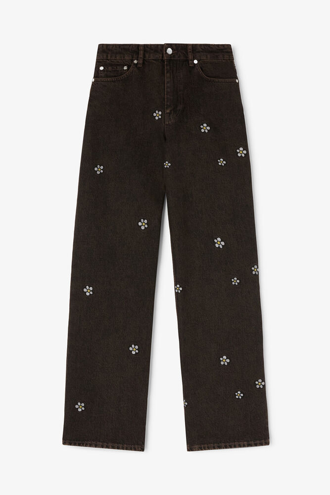 Izey Daisy Duck Jeans, Chicory Coffee
