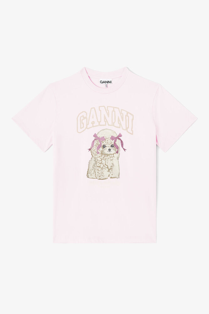 Pink Poodle T-shirt, Chalk Pink