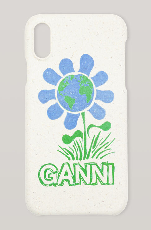 Ganni Iphone Cover X, Xs Victoria Blue One Size