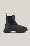 Chelsea Boots av återvunnet gummi, Recycled rubber, in colour Black - 1 - GANNI