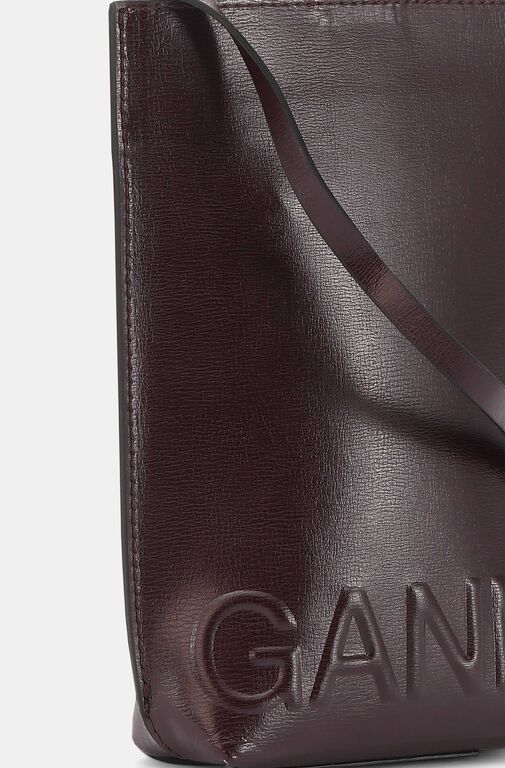 ganni mini crossbody logo bag