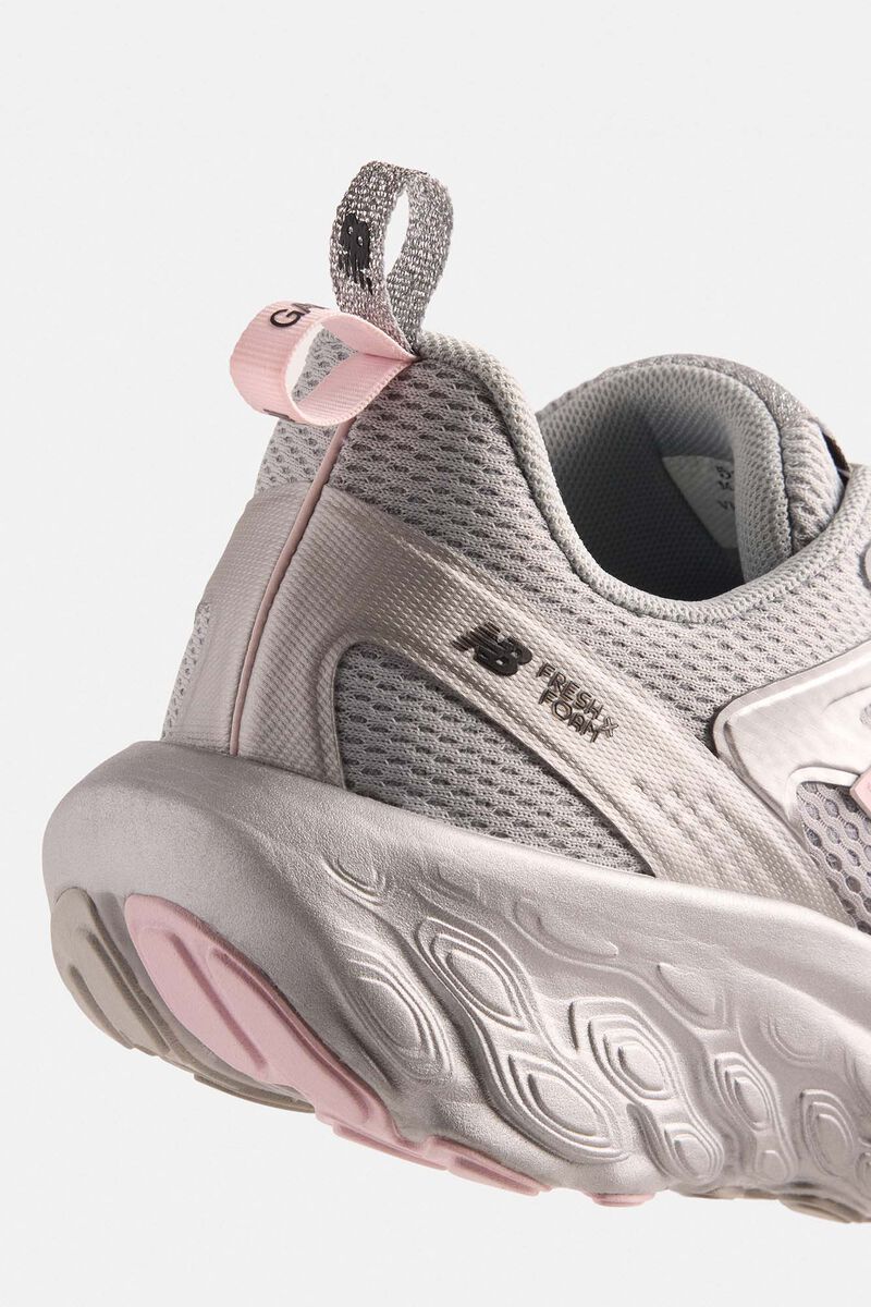 GANNI x New Balance Silver and Pink FFT Trainers, Recycled Polyester, in colour Silver Pink - 3 - GANNI