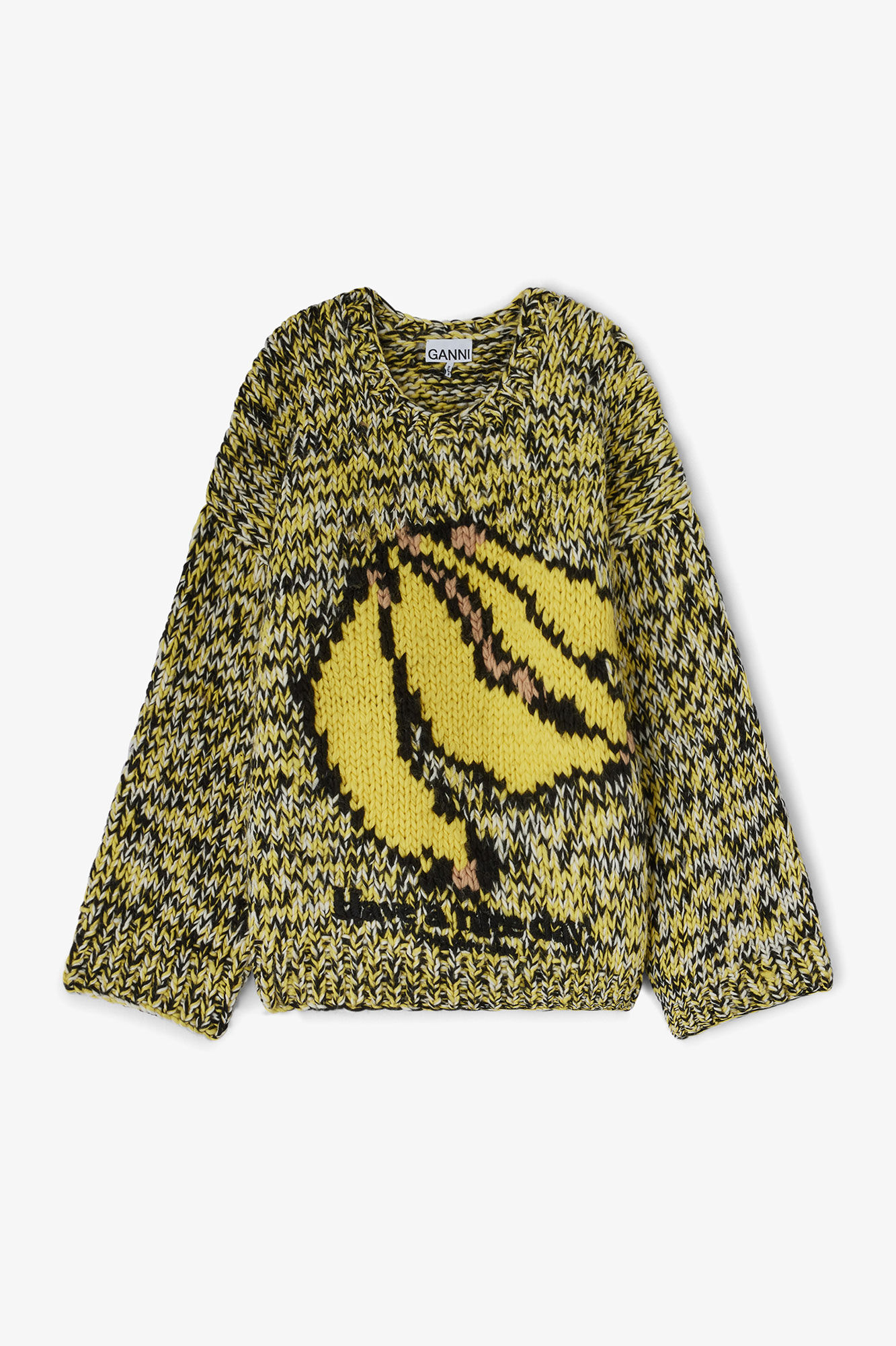 Banana Handknit Sweater | GANNI US