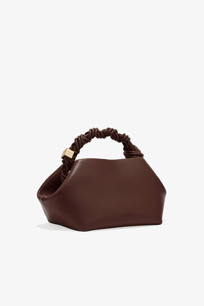 Brun liten GANNI Bou-väska, Polyester, in colour Chocolate Fondant - 2 - GANNI