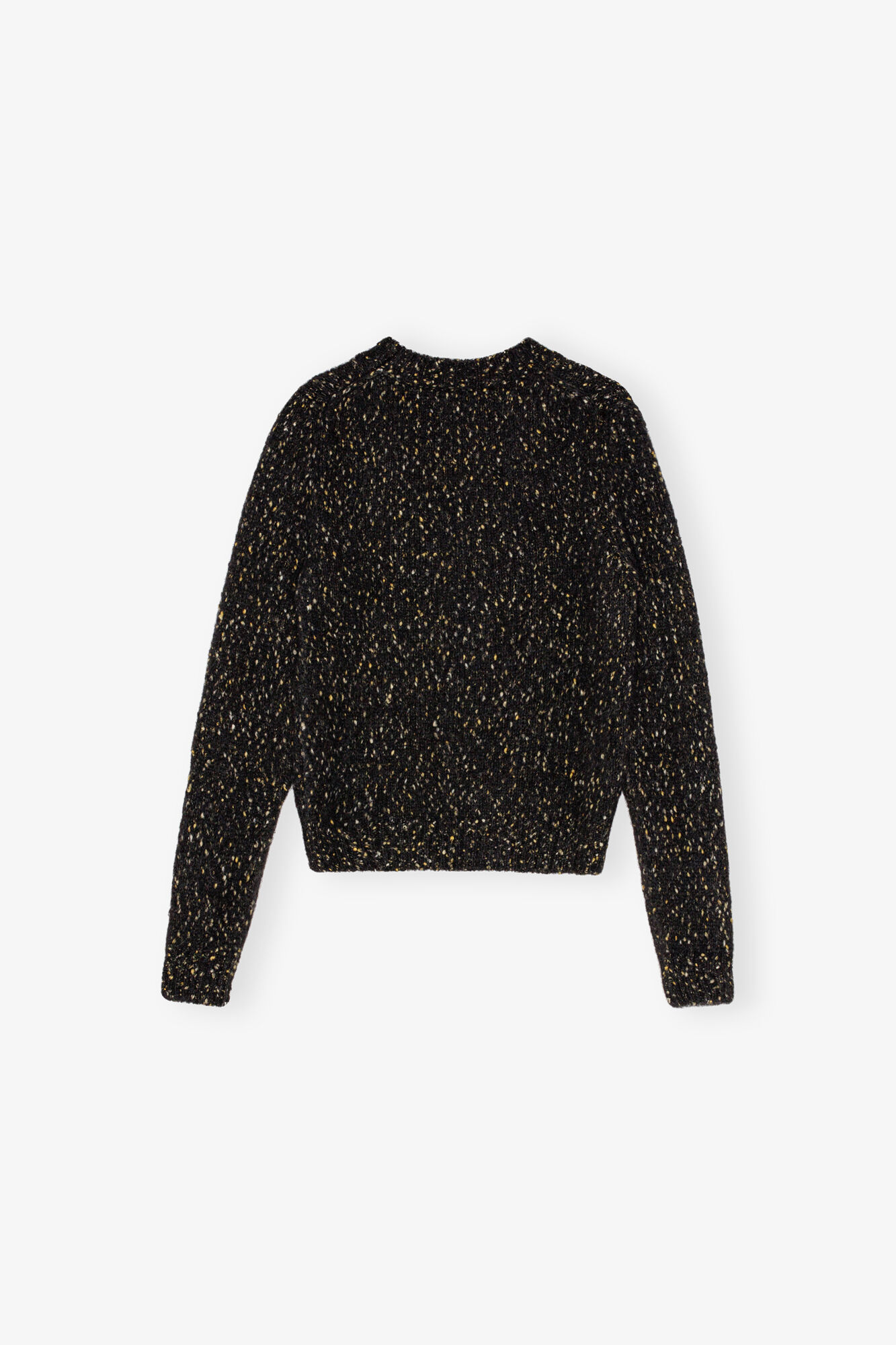 Black Jumper, Alpaca, in colour Black - 2 - GANNI