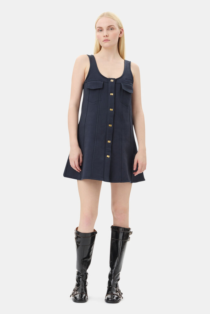 Dark Blue Mini Dress, Sky Captain