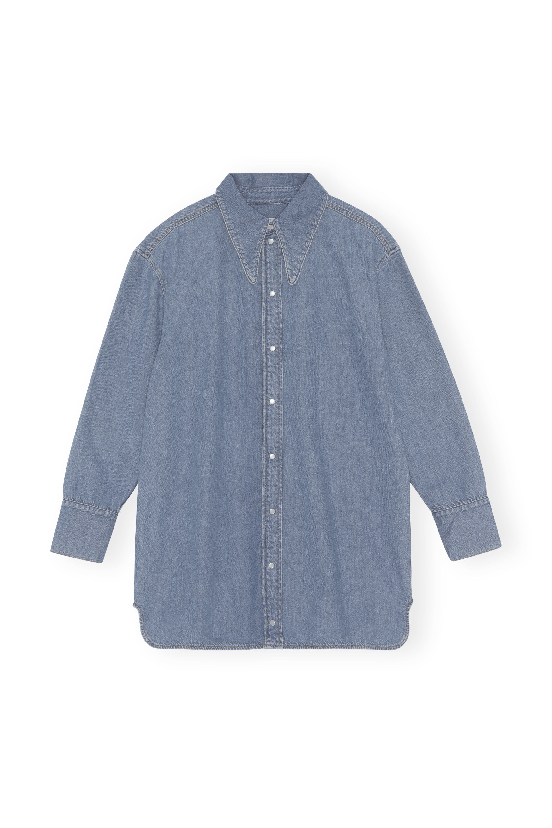 Oversized Denim Shirt | GANNI KR 가니