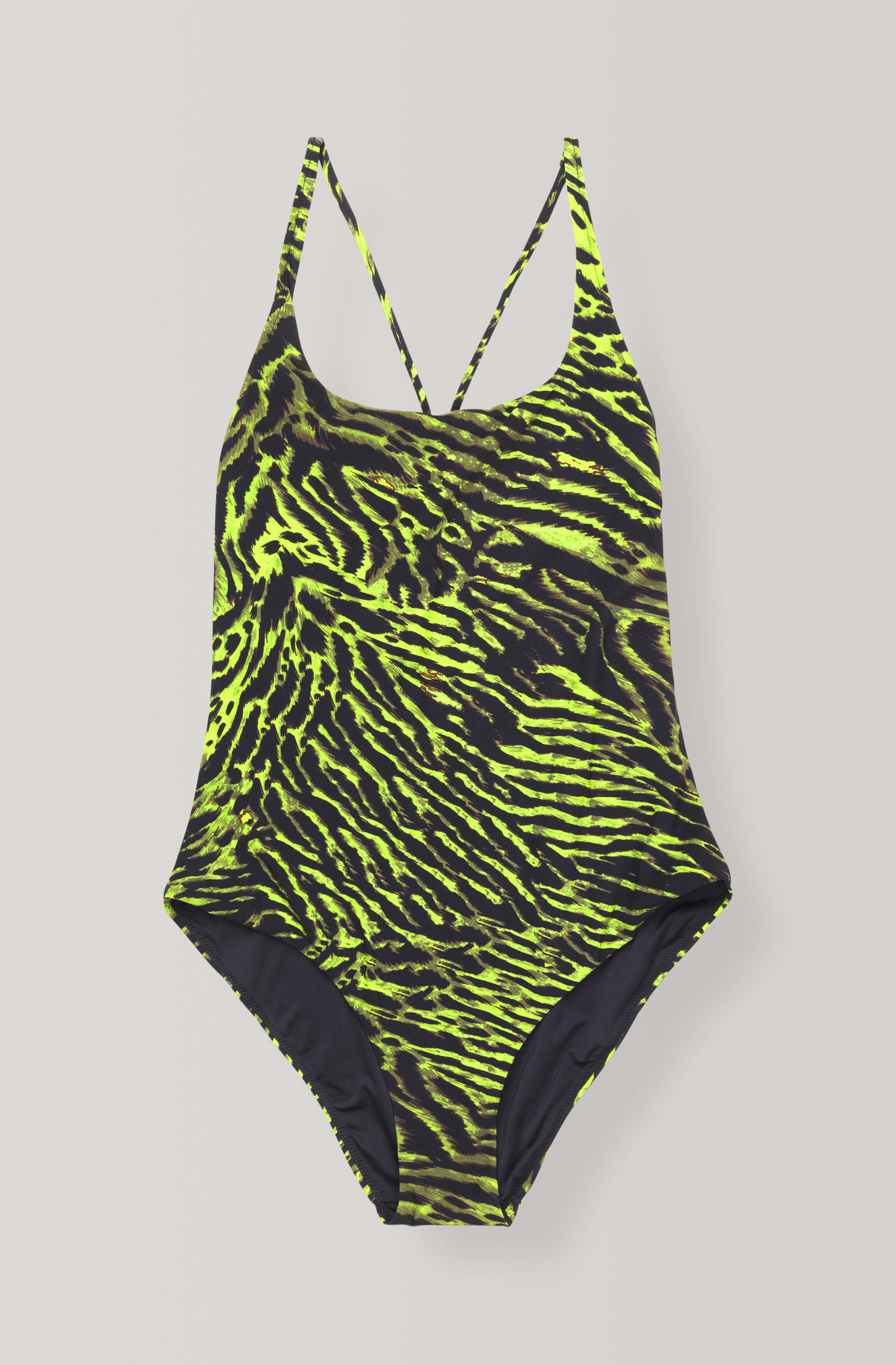 tiger print swimwear