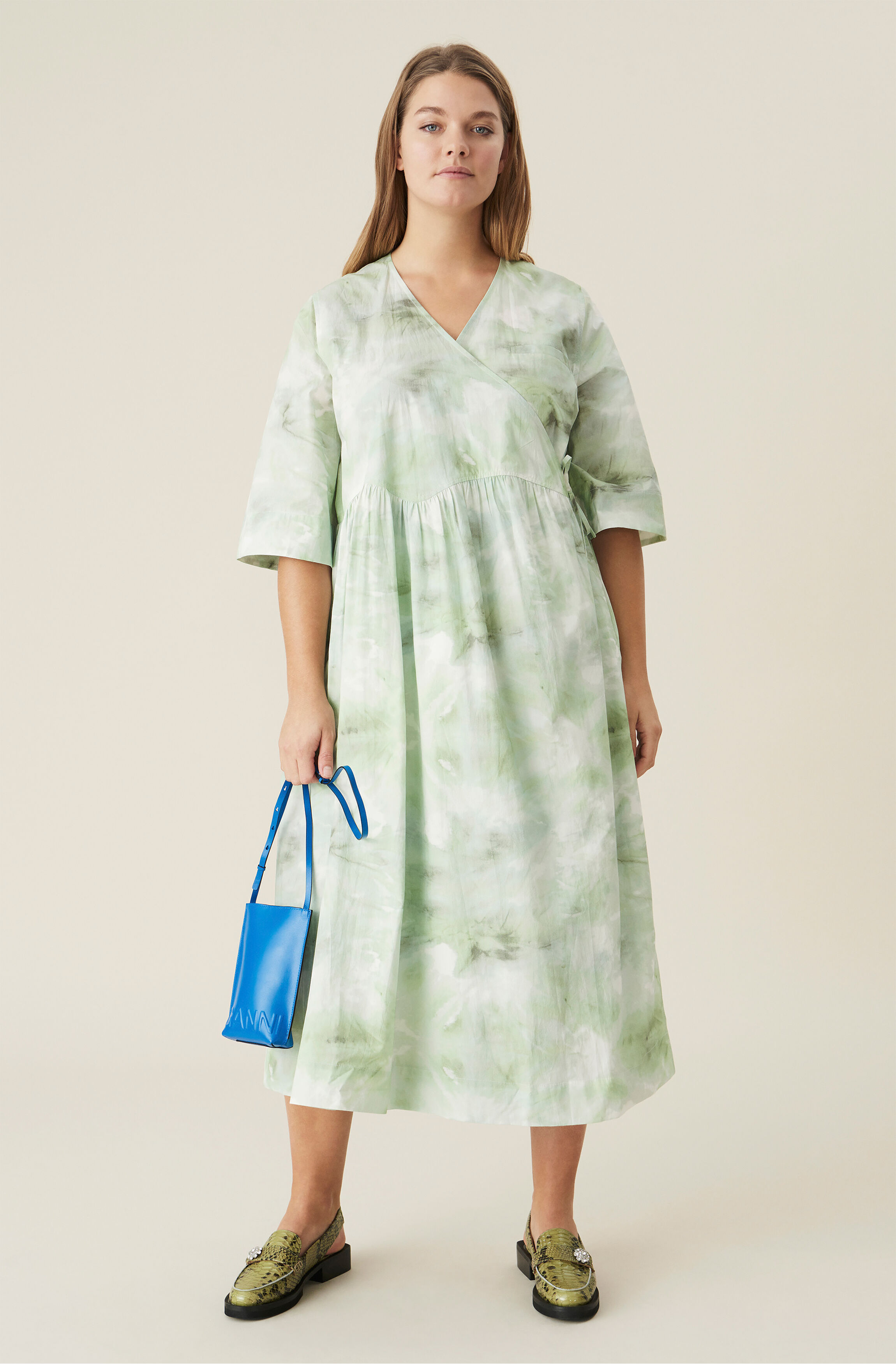 oversized wrap dress