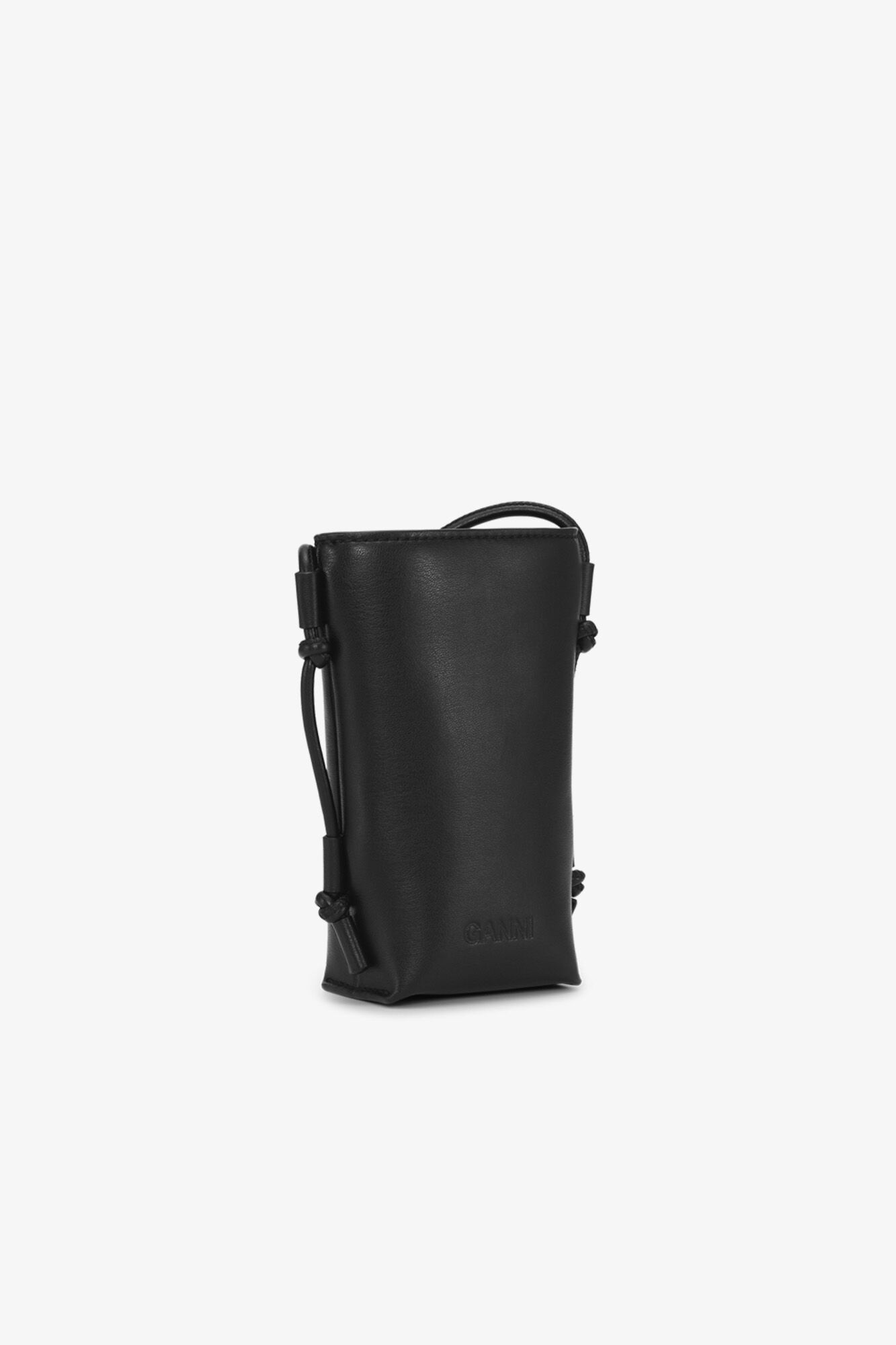 Black GANNI Bou Crossbody väska, Polyester, in colour Black - 2 - GANNI