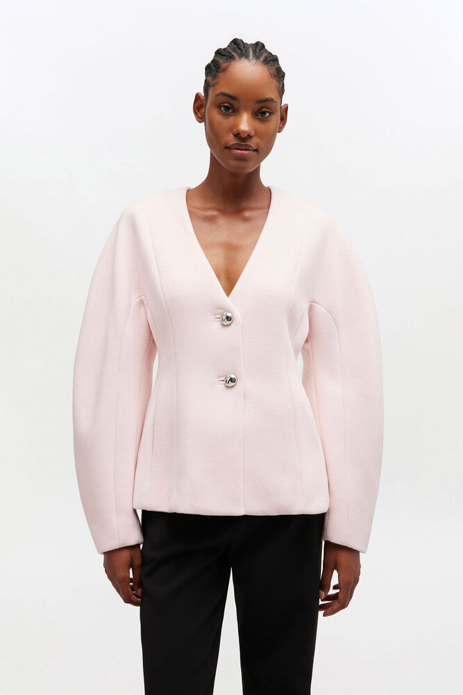 Pink Wool Blazer, Ballerina