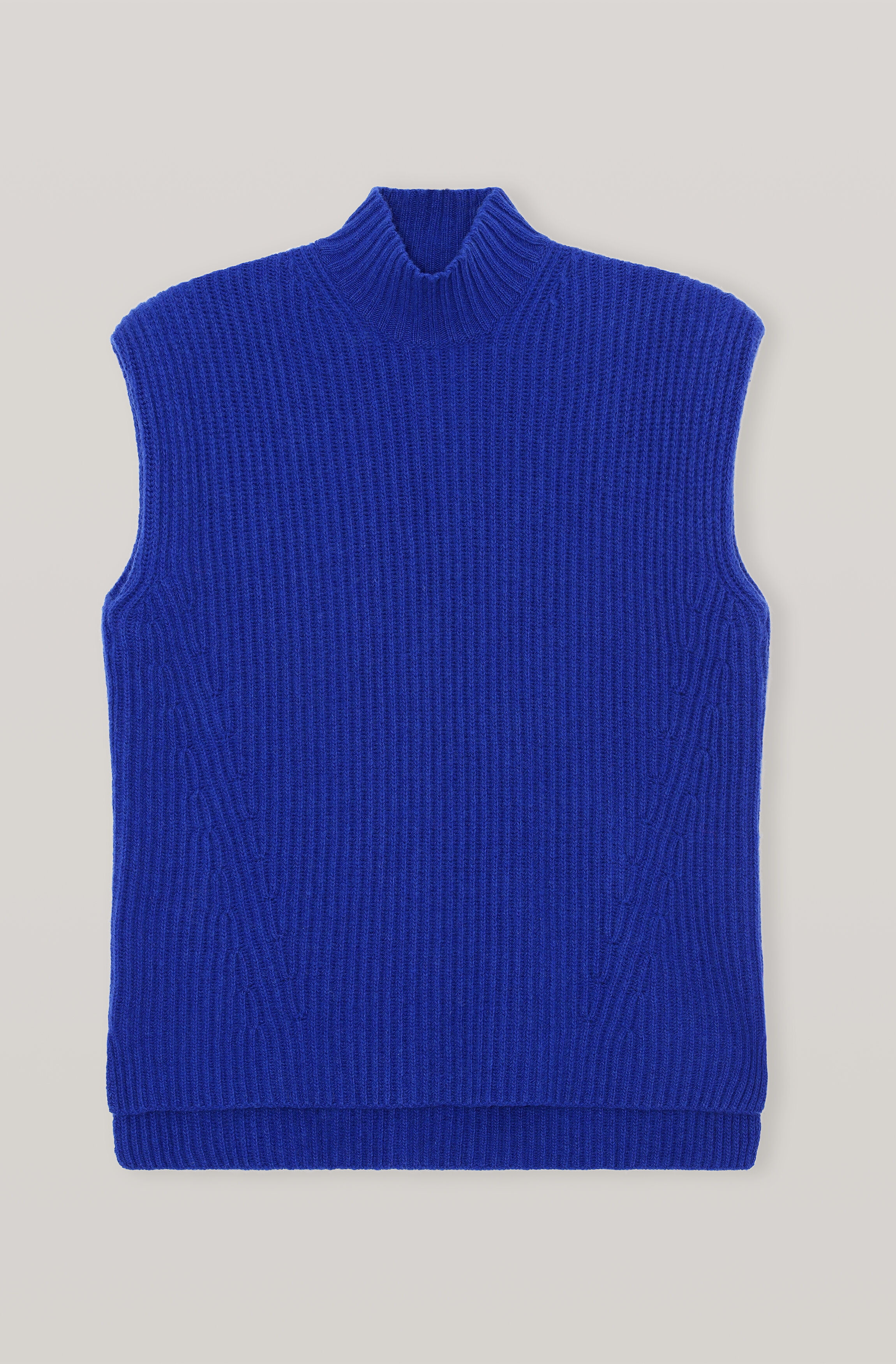 Ganni rib knit vest clearance
