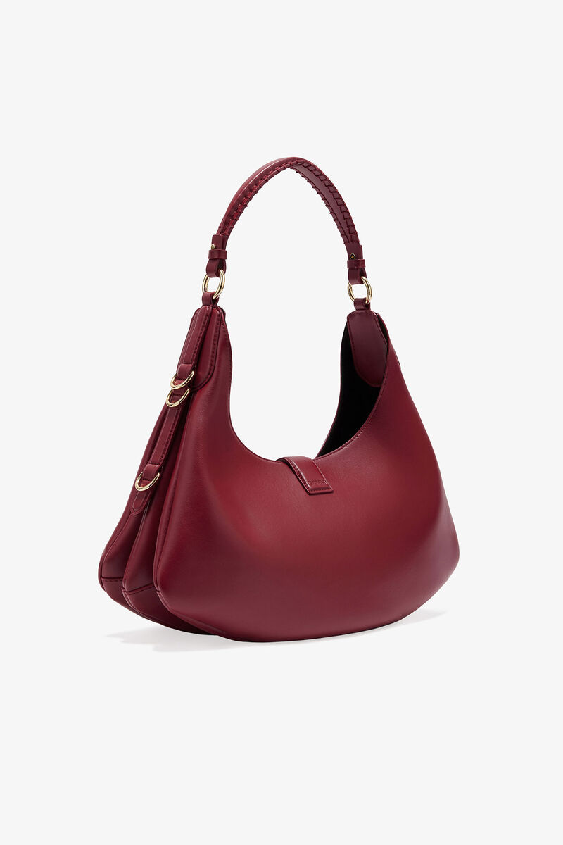 Red Small Kat Bag, Polyester, in colour Red Dahlia - 2 - GANNI