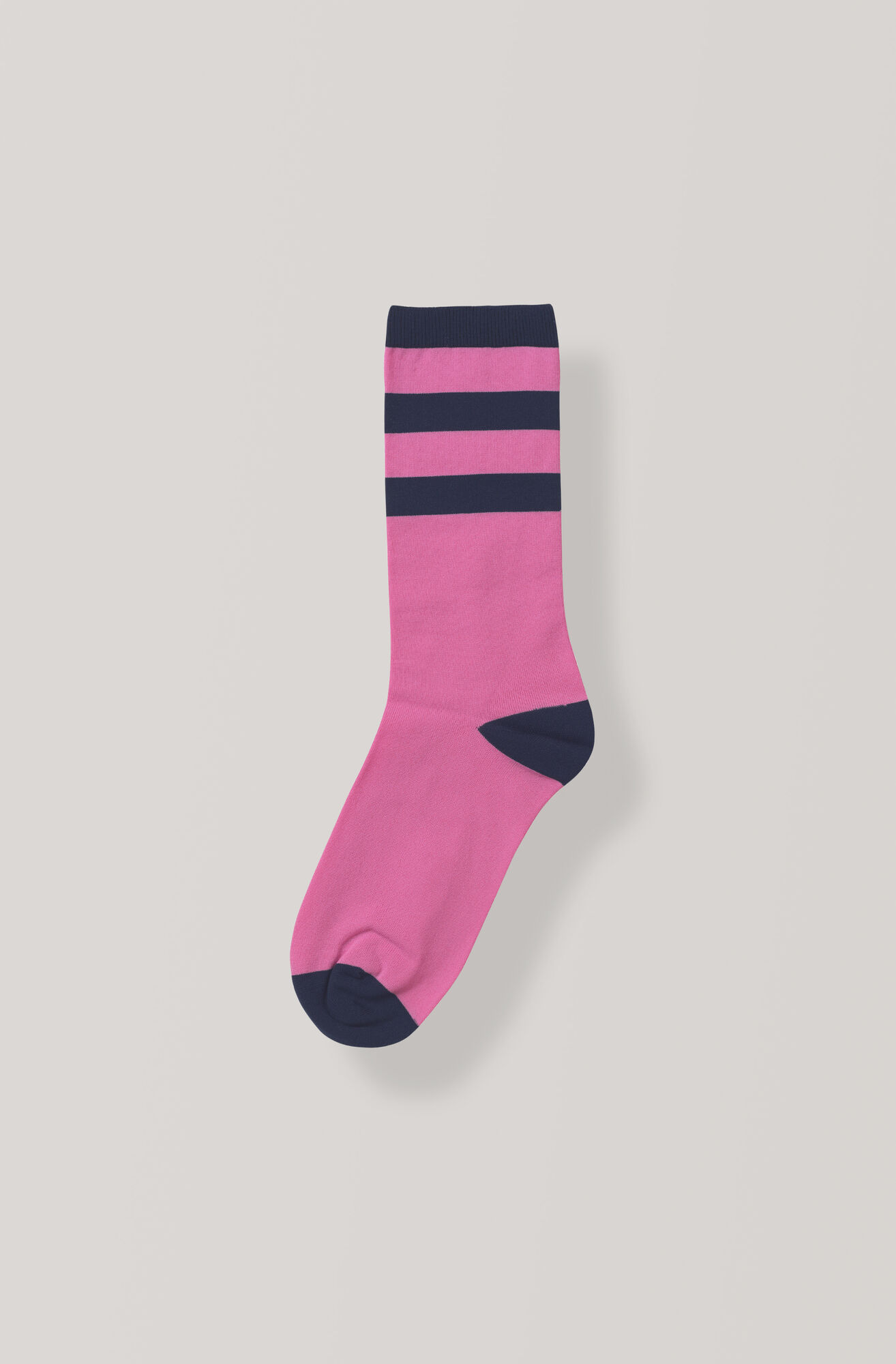 Stripes Ankelsokker, Hot Pink Stripes Ankelsokker, Hot Pink, hi-res