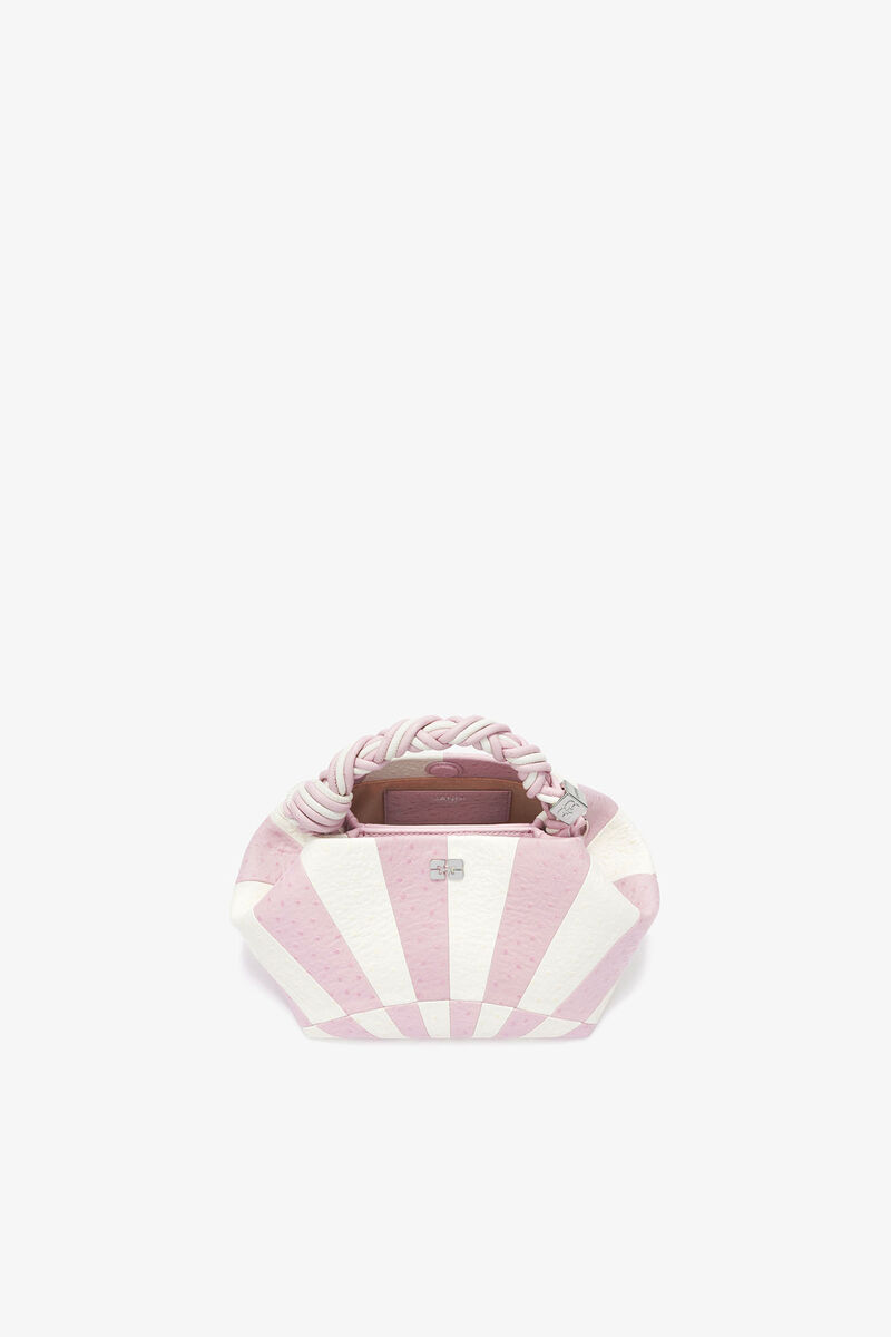 Small Bou Bag in Pink Circus, Recycled Polyester, in colour Lilac Snow - 3 - GANNI