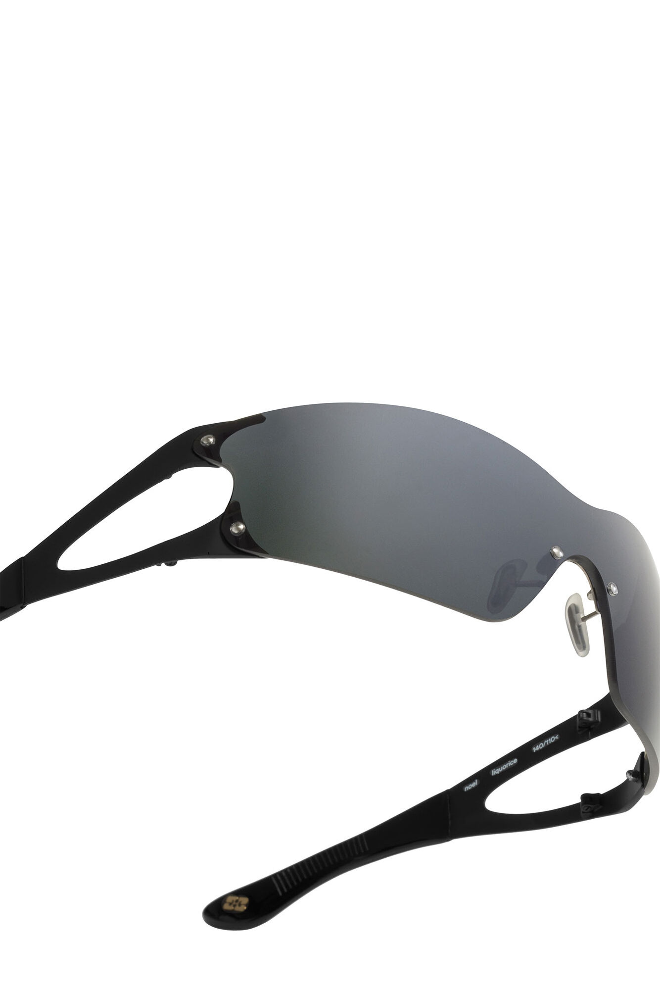 GANNI x Ace & Tate Black Noel Sunglasses, Iron, in colour Black - 4 - GANNI