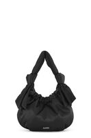 Occasion Small Hobo Bag, Polyester, in colour Black - 1 - GANNI