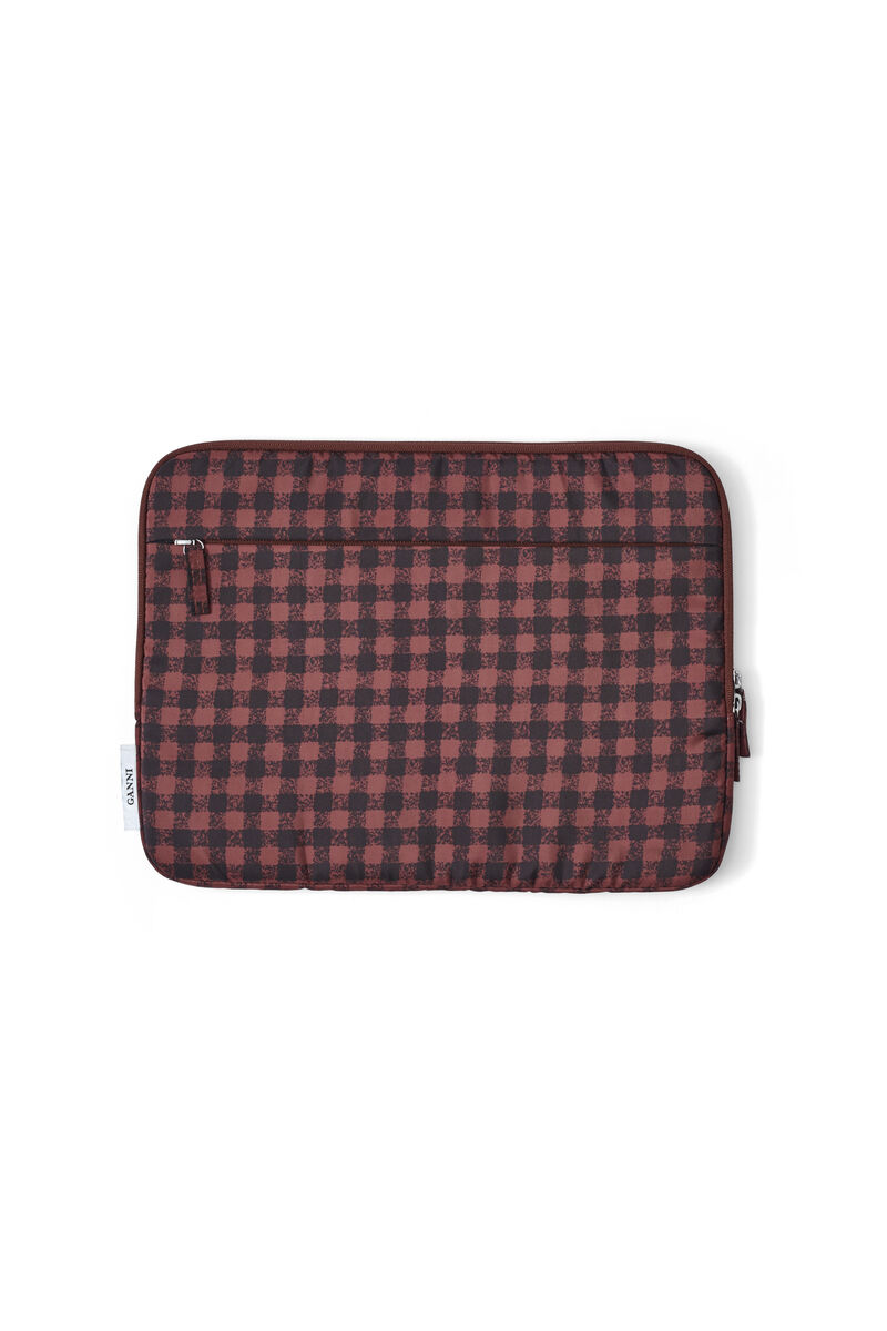 Fairmont Accessories Laptop Sleeve, in colour Smoked Paprika - 1 - GANNI