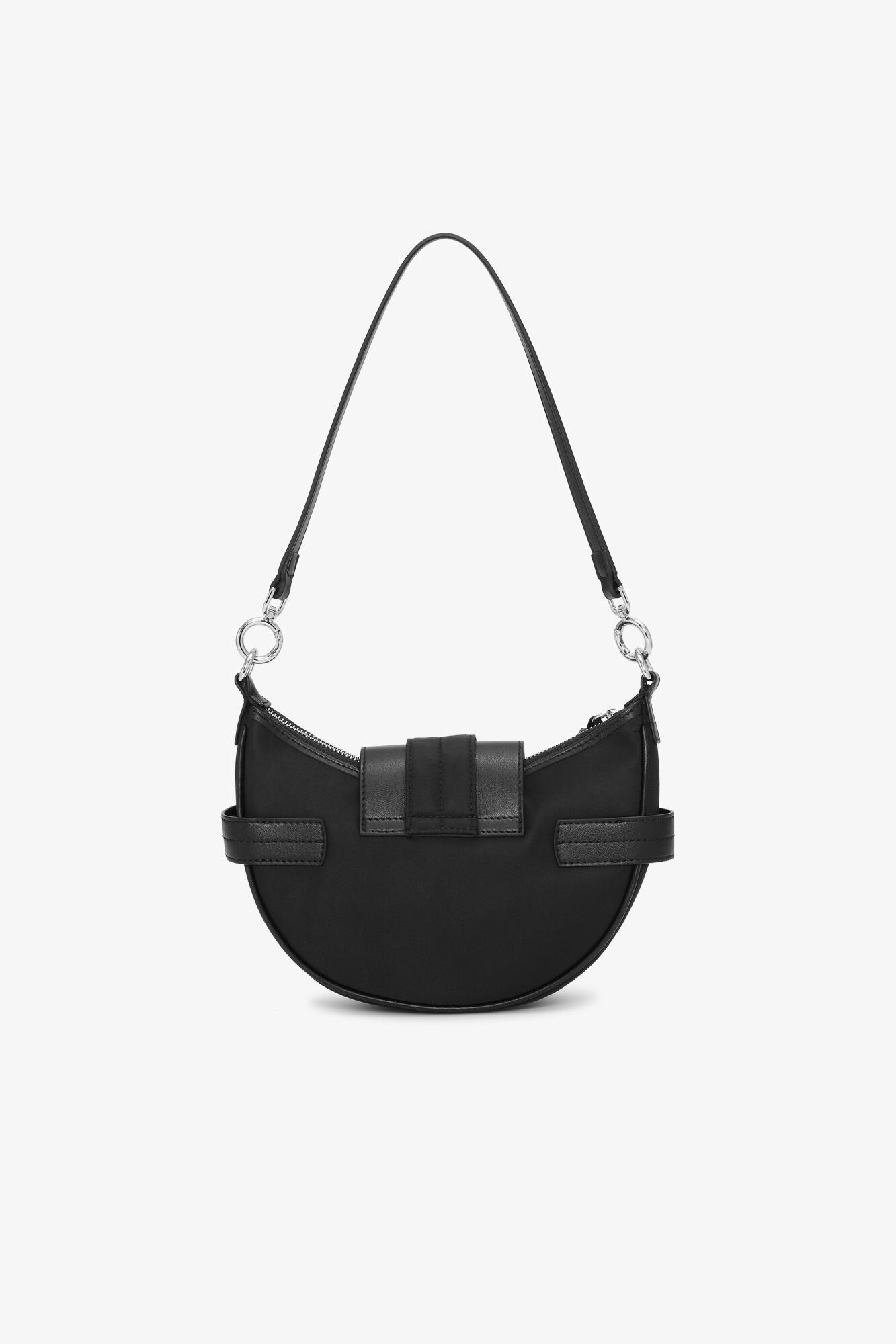Black Small Bucky Crossbody-veske, Nylon, in colour Black - 2 - GANNI