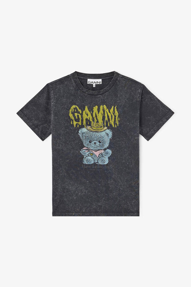 Vintage Wash T-shirt, Black Washed