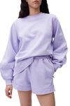 Balloon Sleeve Sweatshirt, Cotton, in colour Cosmic Sky - 4 - GANNI