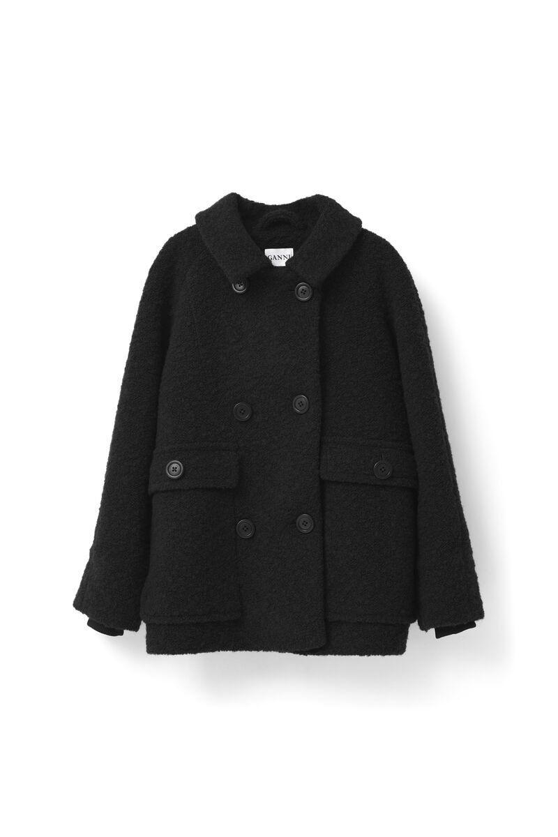 Fenn Jacket, in colour Black - 1 - GANNI