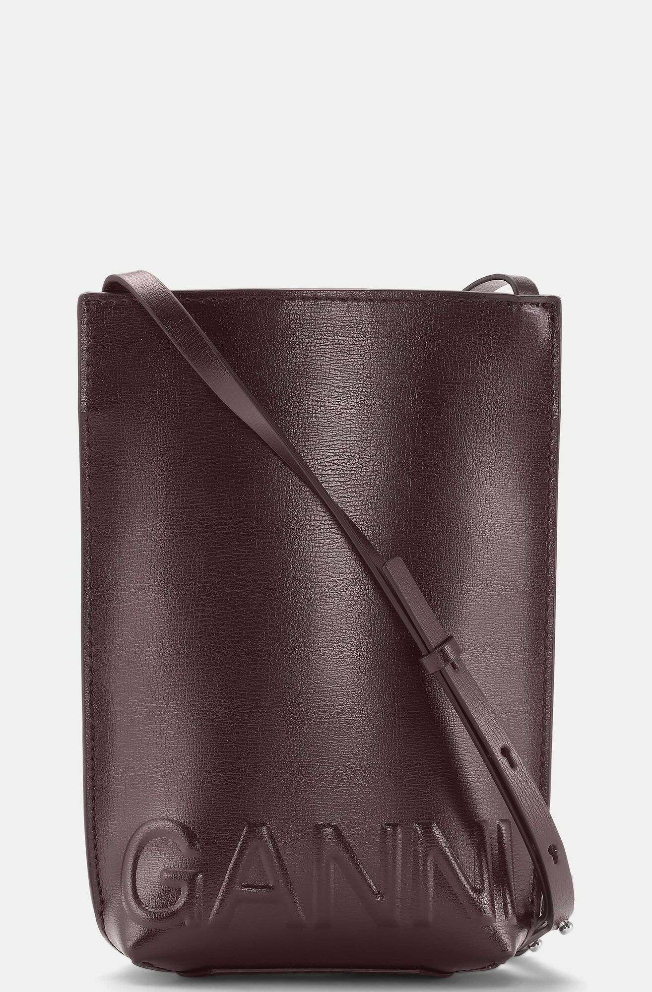 ganni mini crossbody logo bag