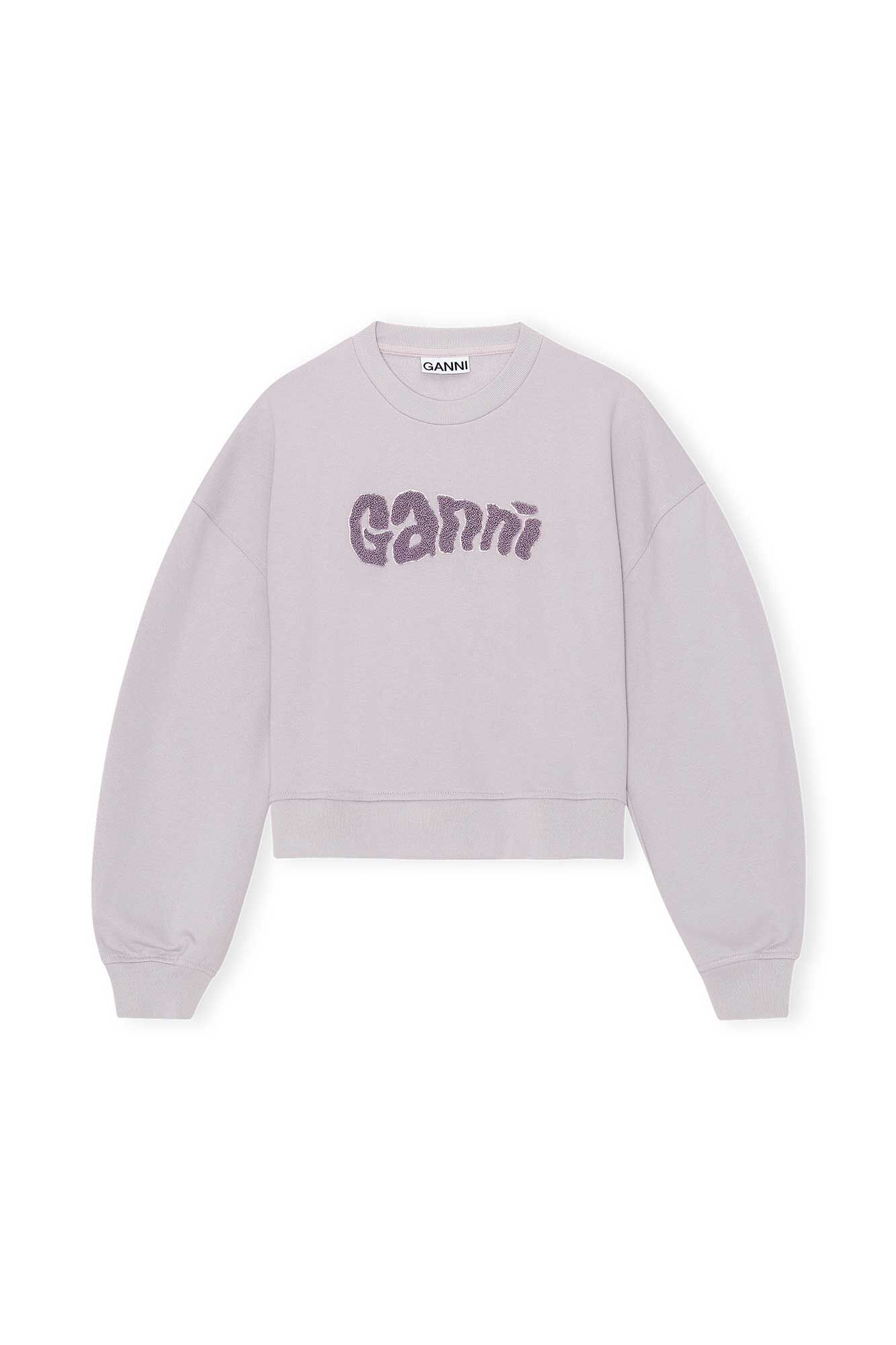 ganni logo sweatshirt